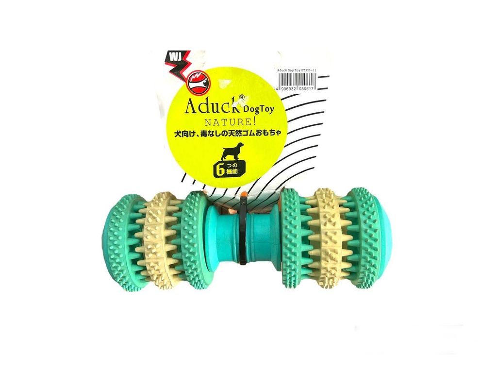 - Dog Toy Aduck Rubber ខាំលេងជរ័រឹងមាំរូបកងចក្រ