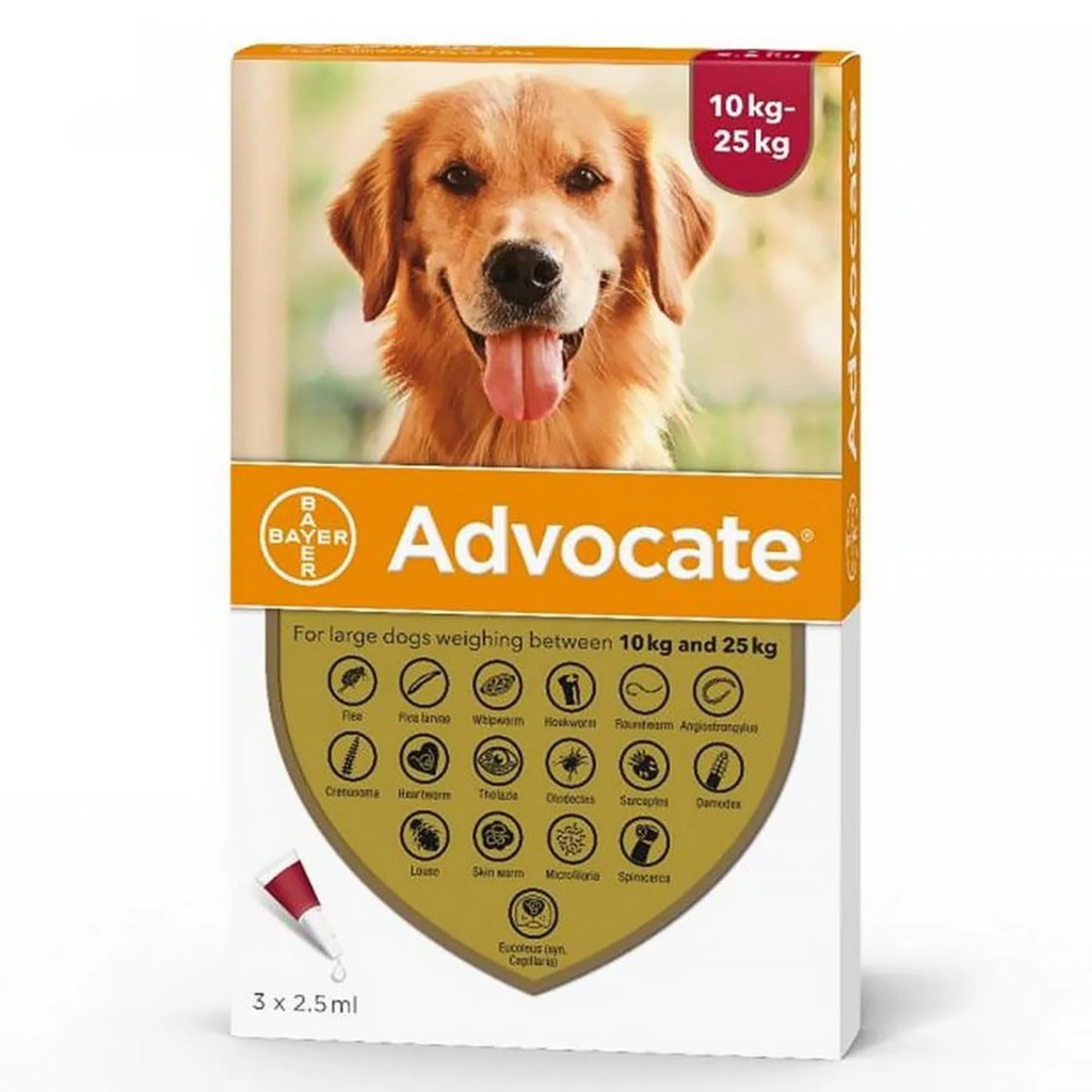 - Advocate Dog 10-25kg