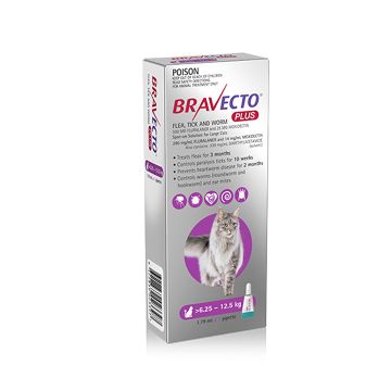 Bravecto Cat Plus Drop 6.25-12.5kg