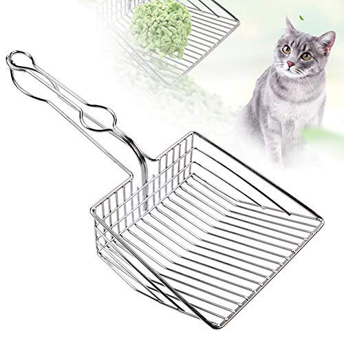 - Cat Litter Spoon 33X15Cm ស្លាបព្រាដែកចូកខ្សាច់