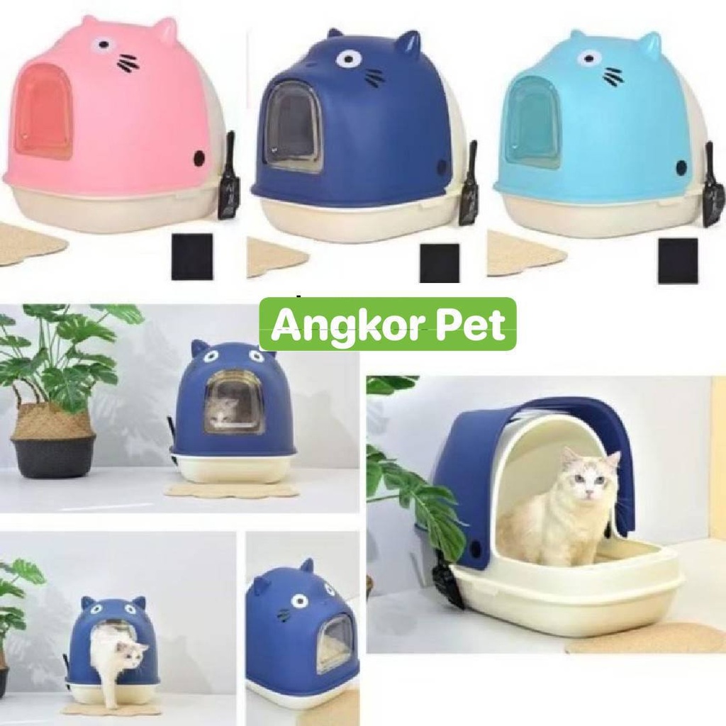 - Cat Toilet 51x41cm បង្គន់ឆ្មាក្បាលឆ្មា