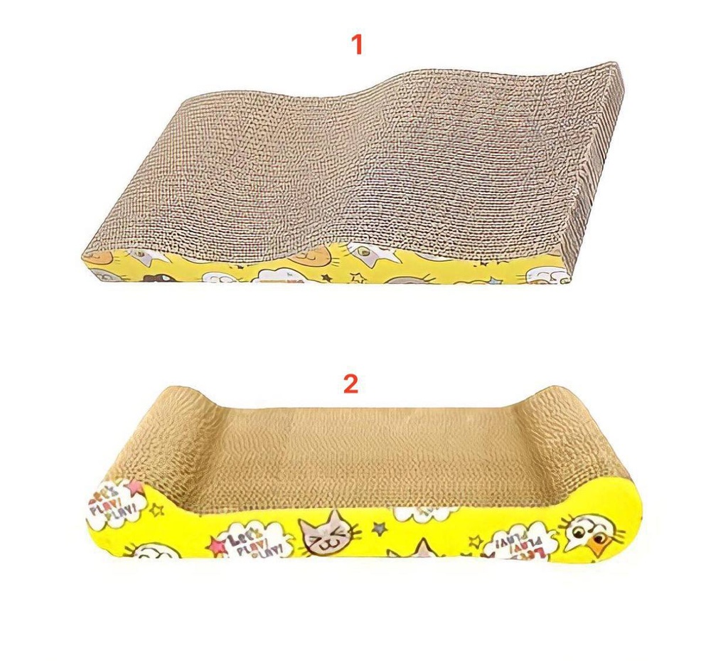 - Cat Toy Scratcher Board ឈូសក្រចកឆ្មាចម្រុះ