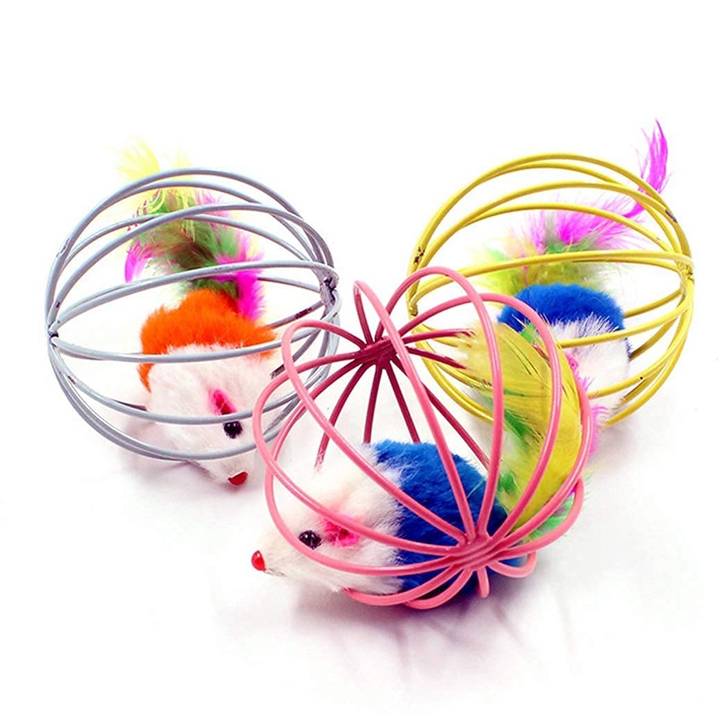 - Cat Toy ball បាល់ដែកកណ្តុរ