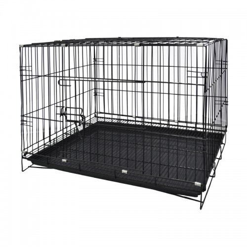 - Dog Cage Black (48X34X40cm) ទ្រុងខ្មៅ