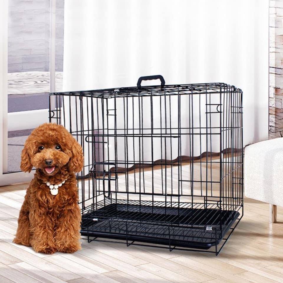 - Dog Cage Black 35X26X34 ទ្រុងខ្មៅ