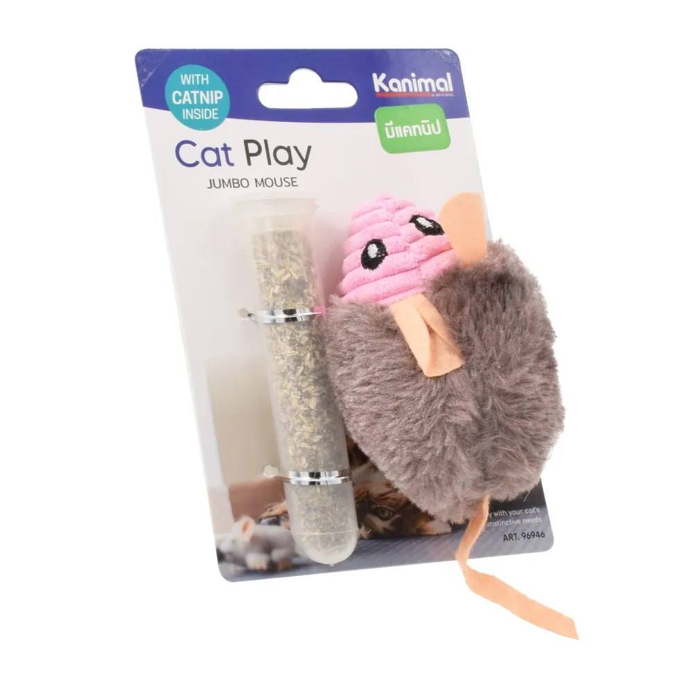 - Cat toy Kanimal Jumbo Mouse 10.5*6