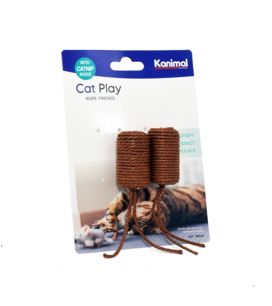 - Cat Toy Kanimal Rope Friends 3*14