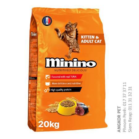 - Minino Dry Cat Food Tuna 20kg