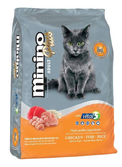 - Minino Plus Dry Cat Food Chicken Fish Rice 10Kg