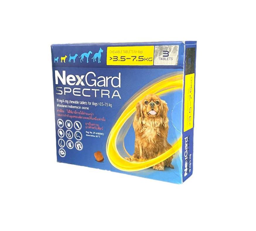 - Nexgard Spectra 3.5-7.5kg