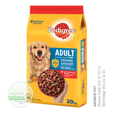 - Pedigree Dry Dog Food 20Kg Adult Beef