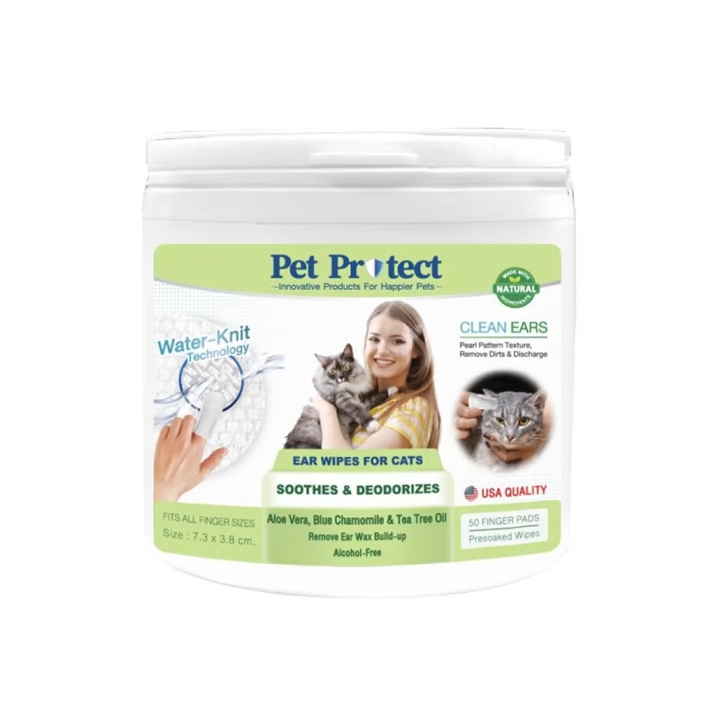 - Pet Protect Cat Ear Wipes