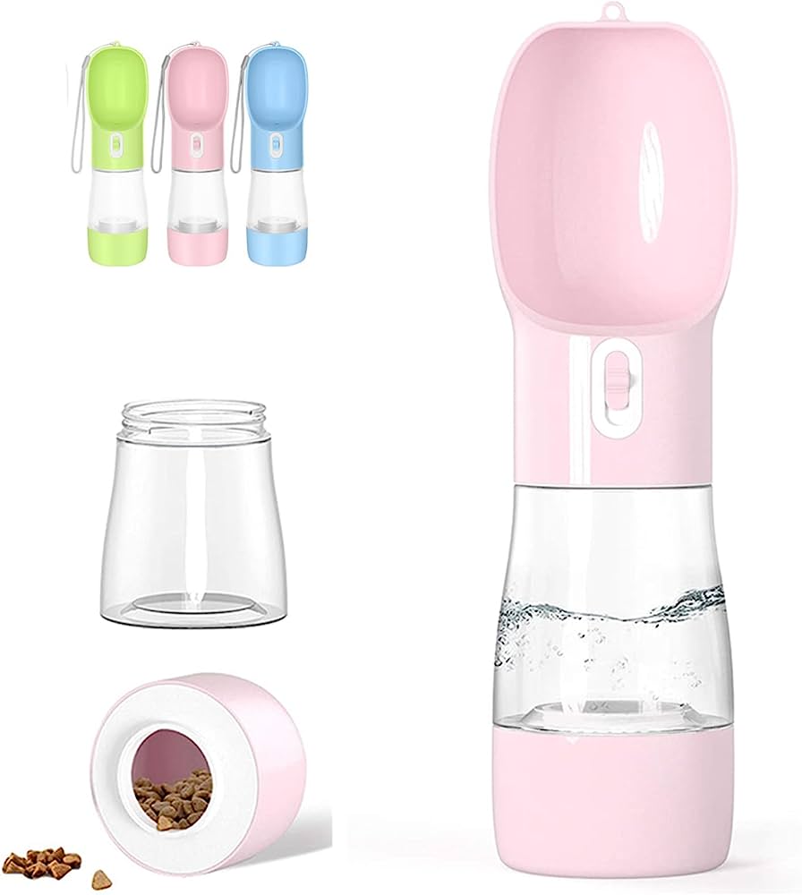 - Pet Travel Bottle ដបទឹក+ចំណី