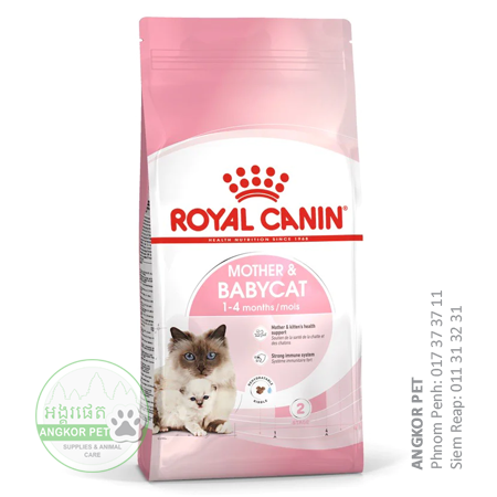 - Royal Dry Cat Food Mother & Baby Cat 2kg ម្តាយនិងកូនឆ្មា