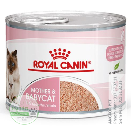 - Royal Can Cat Food Mother & Baby 195g ម្តាយនិងកូនឆ្មា