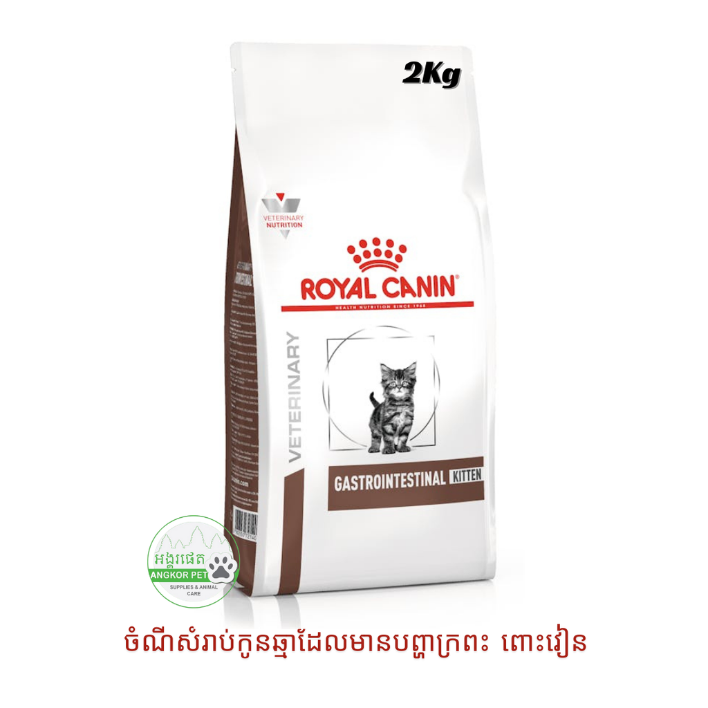 - Royal Dry Cat Food Gastro Kitten 2kg បញ្ហាក្រពះ ពោះវៀន