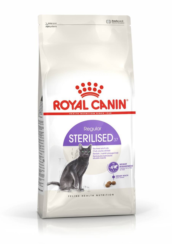 - Royal Dry Cat Food Sterilized Adult Cat 2kg ឆ្មាក្រៀវ