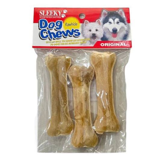 - Sleeky Dog Bone 4"x3 ត្នោត 90g