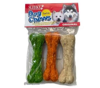 - Sleeky Dog Bone 4.5"x3​ ពណ៌ 120g