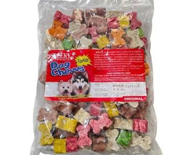 - Sleeky Dog Bone Save Pack​ 1" ពណ៌ 400g