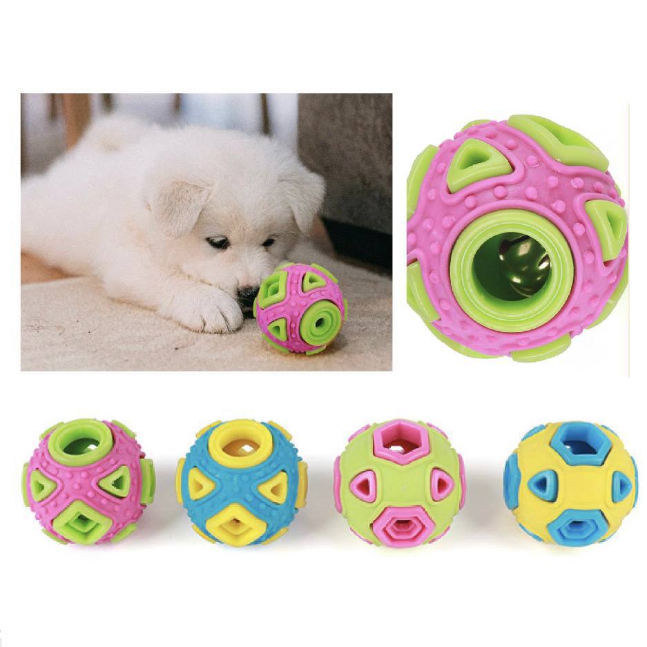 - Pet Toy Ball with A Bell Sound Size 6.35cm