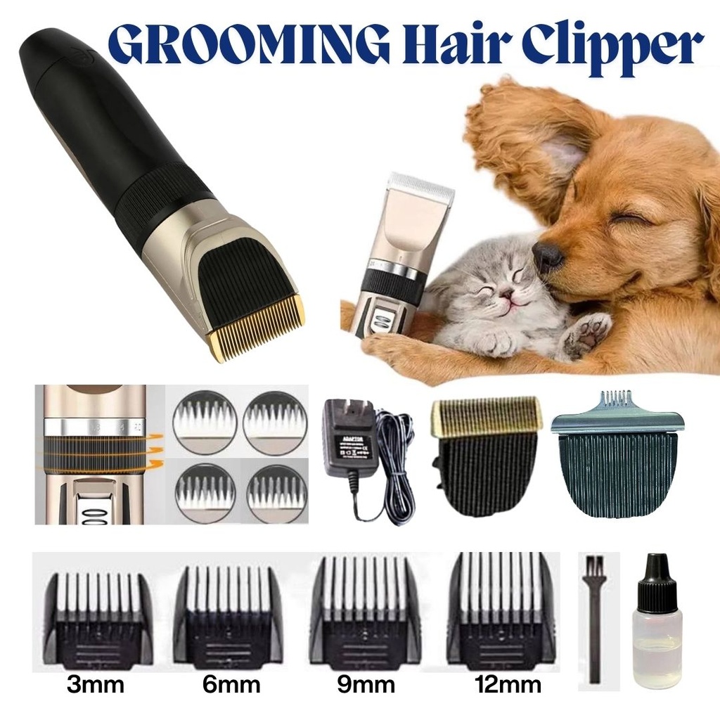 - Grooming Hair Clipper/ម៉ាស៊ីនឈូសរោម