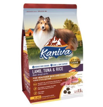 - Kaniva Dry Dog Food 1.5kg Lamb Tuna & Rice