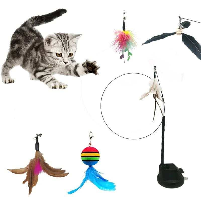 - Cat Toy With 5pcs Replacement