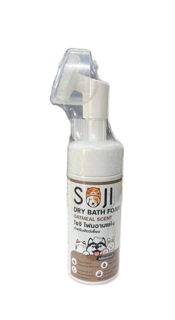 - Soji Dry Bath Foam Oatmeal Scent 120ml