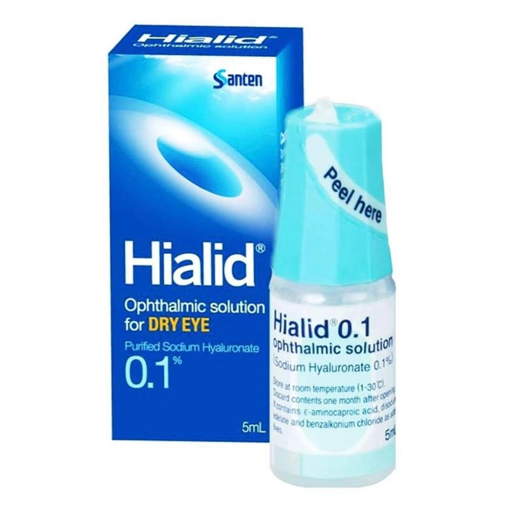 - Hialid 0.1 eye drop 5ml