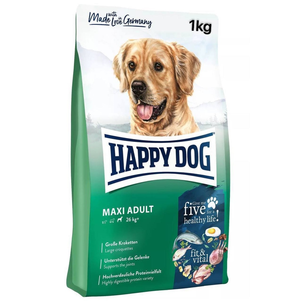 - Happy Dog Dry Dog Food Maxi Adult 1kg