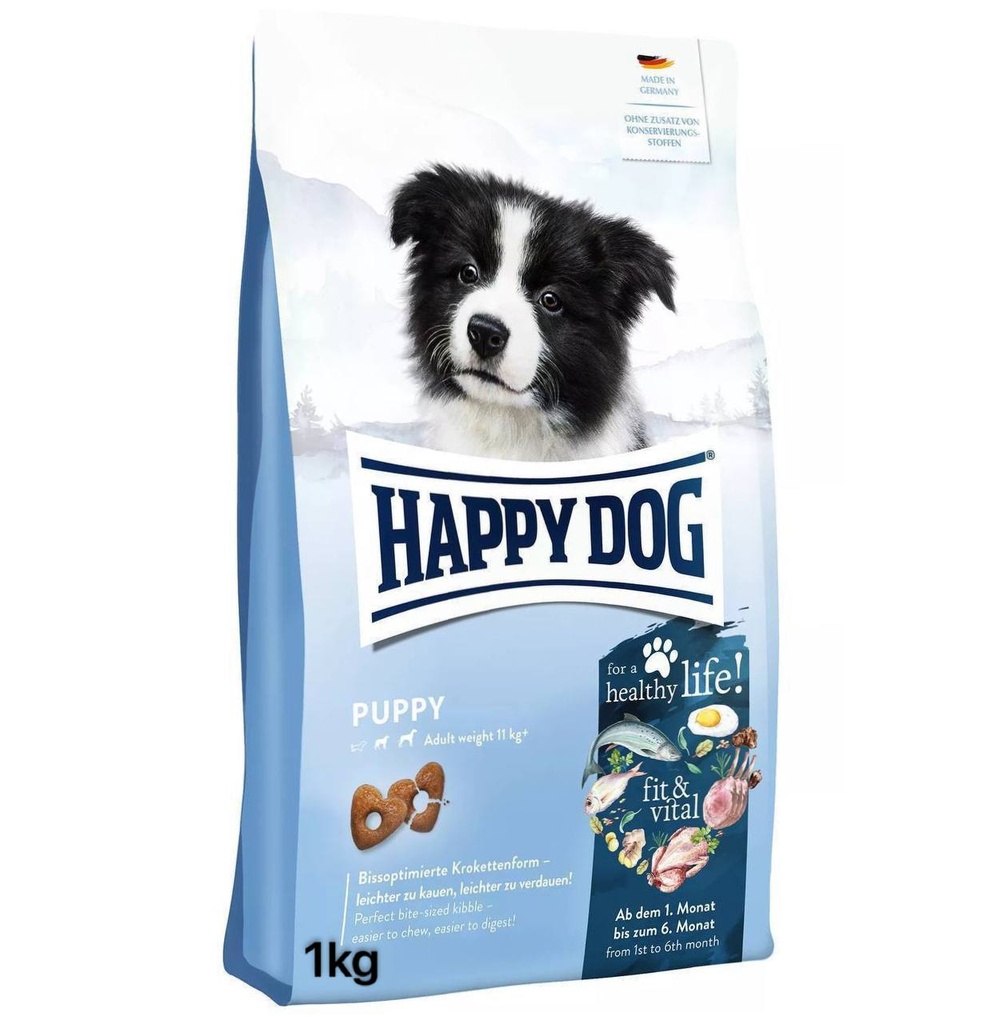 - Happy Dog Dry Dog Food Puppy 1kg