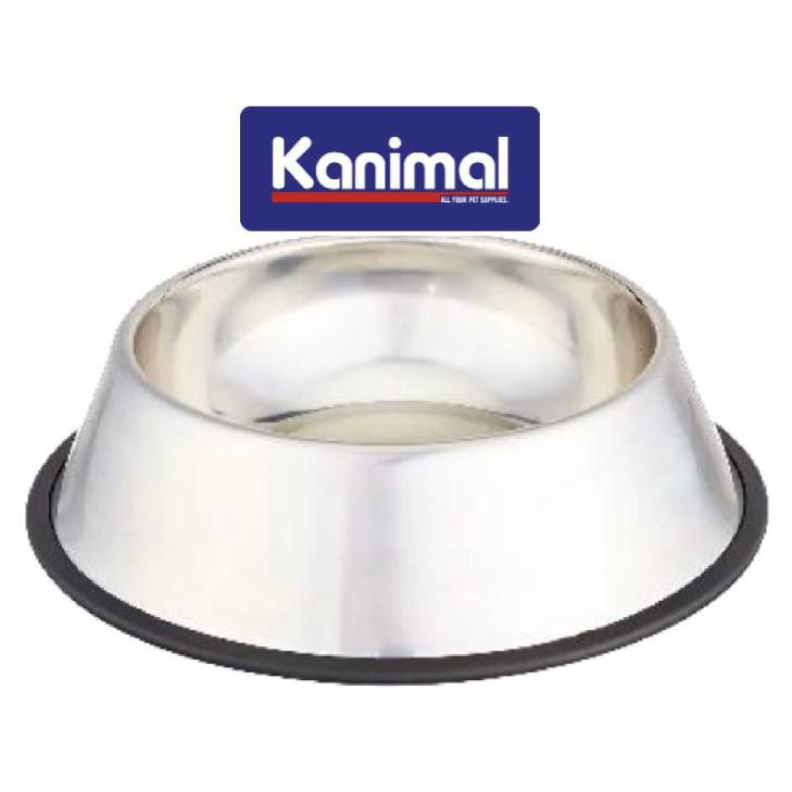 - Kanimal Anti-Skid Pet Bowl ចានអុីណុក (S)