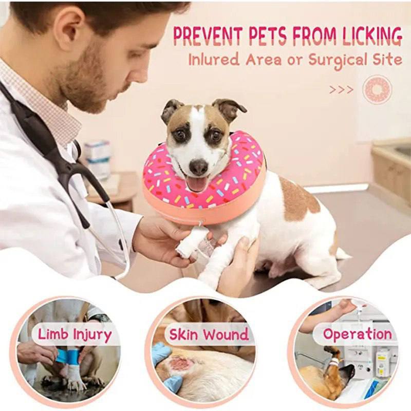 - Soft Round Pet Collar Protective Size L "5-6.5kg"