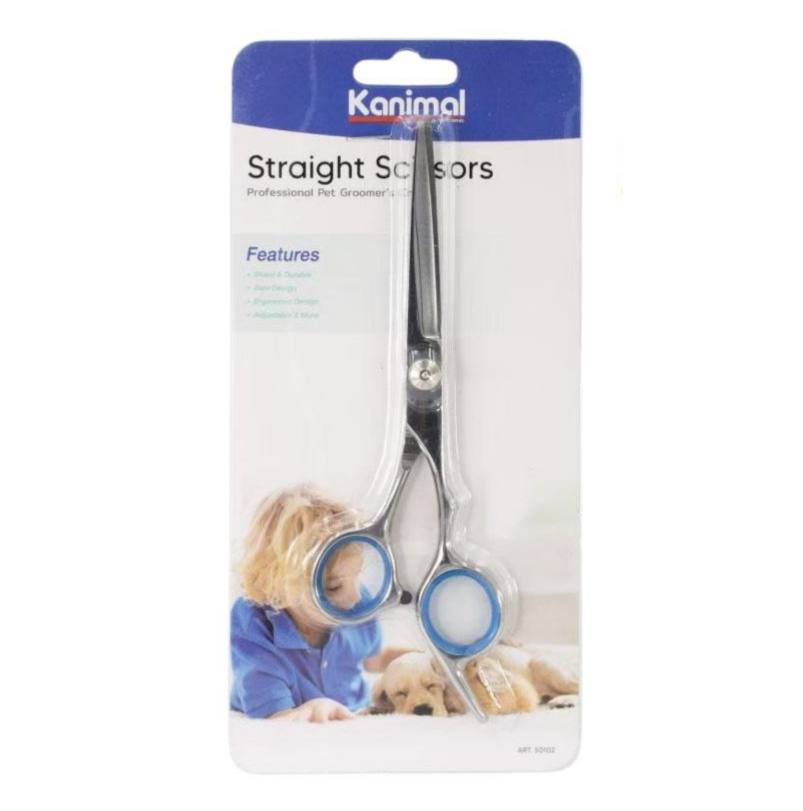 - Kanimal Straight Scissors 17x5.8cm កន្ត្រៃកាត់រោម