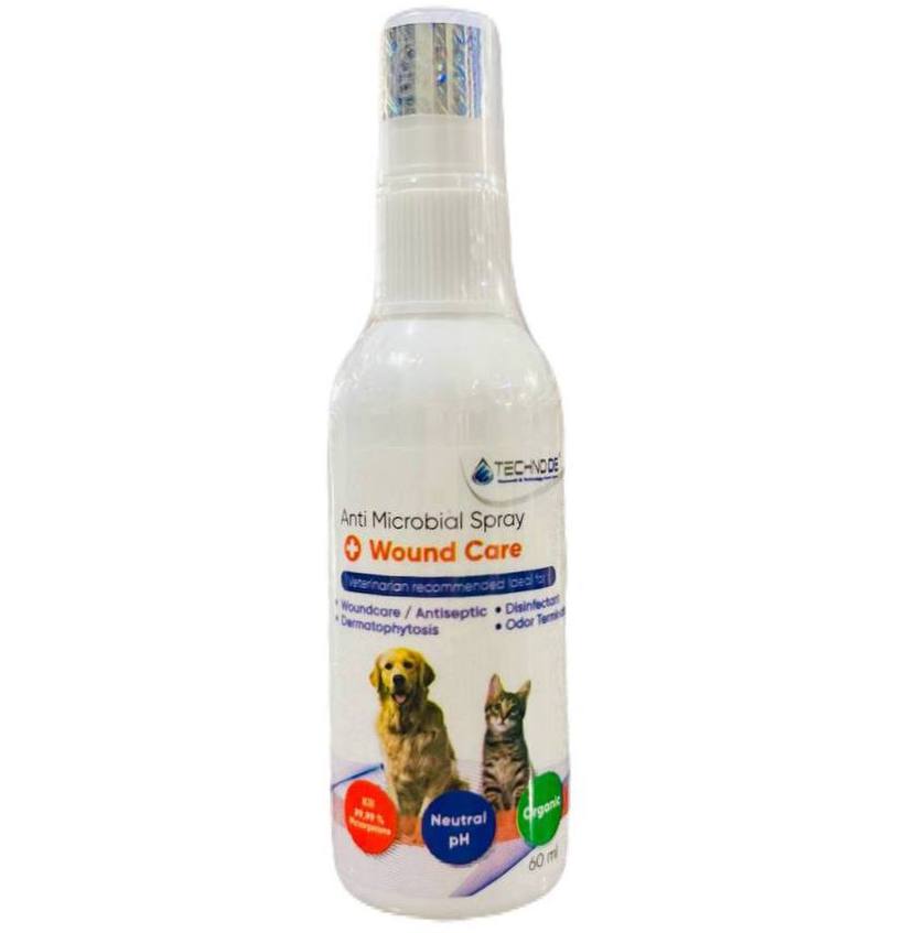 - TechnoDe Pet Anti Microbial Spray 60ml