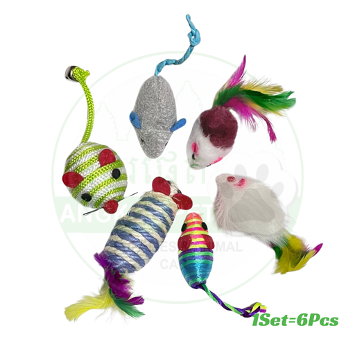 [B0000000113] - Cat toy Set 6Pcs