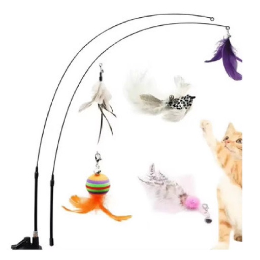 [B0000000049] - Cat Toy With 5pcs Replacement New