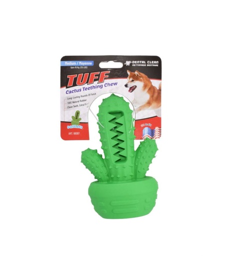 [805840429352] - Dog Toy TUFF Original Teething Chew Green M 15.2*9.7*5.1