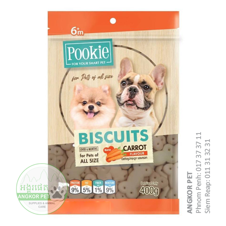 - Pookie Biscuit Dog Treat 400g