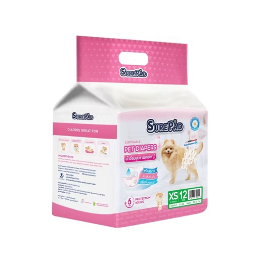 - Surepad Pet Diaper Pink Female