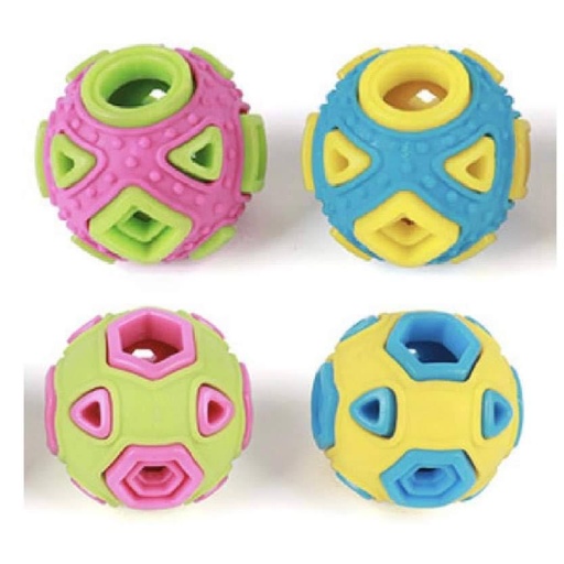 [B0000000372] - Pet Toy Ball with A Bell Sound Size 7.6cm