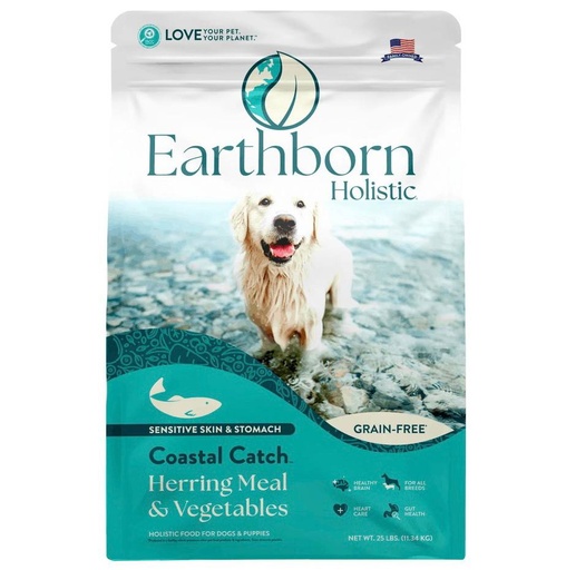 [34846720815] - Earthborn Dry Dog Food Coastal Catch 11.34kg