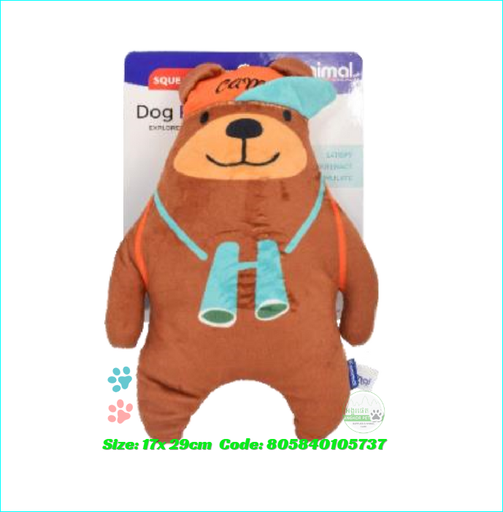 [805840105737] - Kanimal Dog Toy Bear 17 x 29 cm